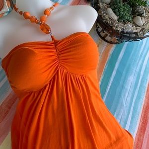 Be sharp orange jersey Orange beads.